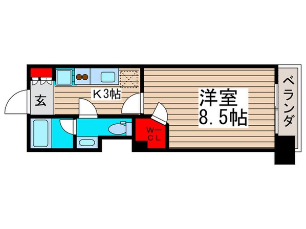 パ－クアクシス西船橋本郷町の物件間取画像